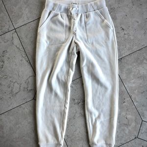 New W Tags Upwest Fleece Jogger White 